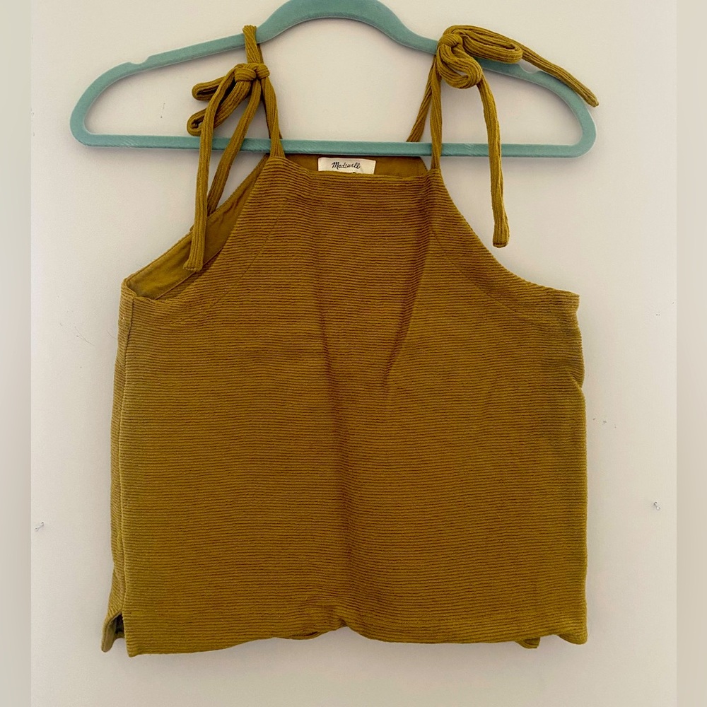 Madewell Tie Shoulder Tank- like new